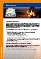 Lagerfeuerbestimmungen Freizeitgelände Störitzland